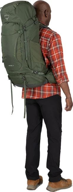 Osprey Kestrel 58 Adventure Trekking Pack -Comprehensive outdoor sports 0030 Kestrel 58L S23 OnBody2 BonsaiGreen 10004756 10004757copy