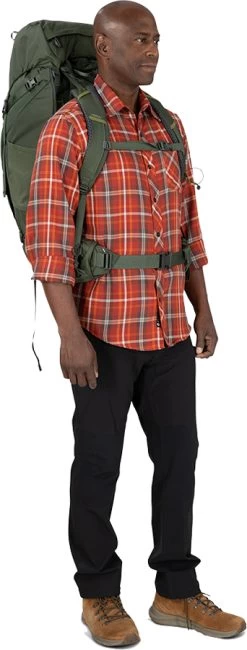 Osprey Kestrel 58 Adventure Trekking Pack -Comprehensive outdoor sports 0031 Kestrel 58L S23 OnBody1 BonsaiGreen 10004756 10004757copy