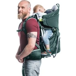 Deuter Kid Comfort Child Carrier Backpack -Comprehensive outdoor sports 059c32f6 8a78 4c07 9a99 560f43baa876 3620221 2000 KidComfort forest D 02