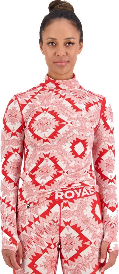 Mons Royale Cascade Merino Flex 200 Mock Neck LS Women's Top 7 Mons Royale Cascade Merino Flex 200 Mock Neck LS Women's Top - Image 7