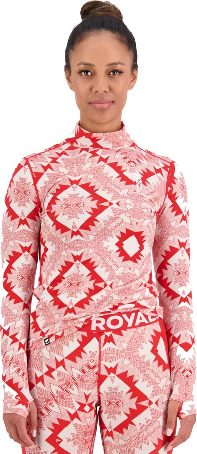 Mons Royale Cascade Merino Flex 200 Mock Neck LS Women's Top 1 Mons Royale Cascade Merino Flex 200 Mock Neck LS Women's Top