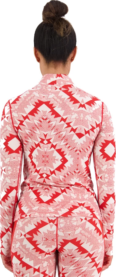 Mons Royale Cascade Merino Flex 200 Mock Neck LS Women's Top 2 Mons Royale Cascade Merino Flex 200 Mock Neck LS Women's Top - Image 2