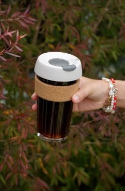 Brew Cork Glass 454ml Reusable Tea/Coffee Cup -Comprehensive outdoor sports 16ozillust2