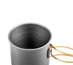 GSI Outdoors Halulite Bottle Cup Hard Anodised Cooking Pot/Mug -Comprehensive outdoor sports 200z1