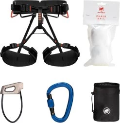 Mammut 4 Slide Rock Climbing Harness Package