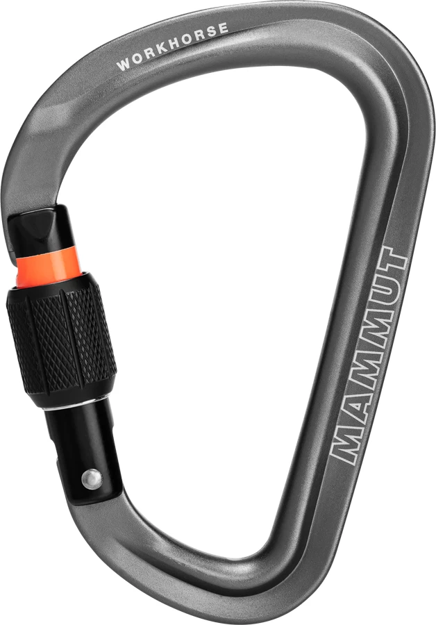 Mammut Workhorse HMS Screwgate Rock Climbing Carabiner 1 Mammut Workhorse HMS Screwgate Rock Climbing Carabiner