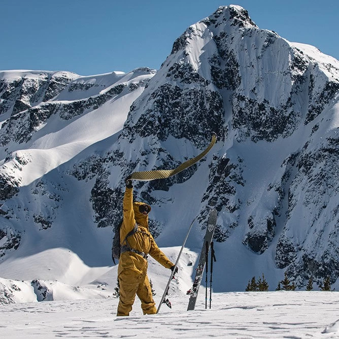 BLACK CROWS Pilus Corvus Freebird Climbing Skins Pair 4 BLACK CROWS Pilus Corvus Freebird Climbing Skins Pair - Image 4