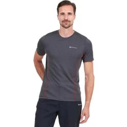 Montane Dart Technical Short Sleeve T-Shirt -Comprehensive outdoor sports 24354b36 d310 4b9a b3fc 7c035ed58b4c slate