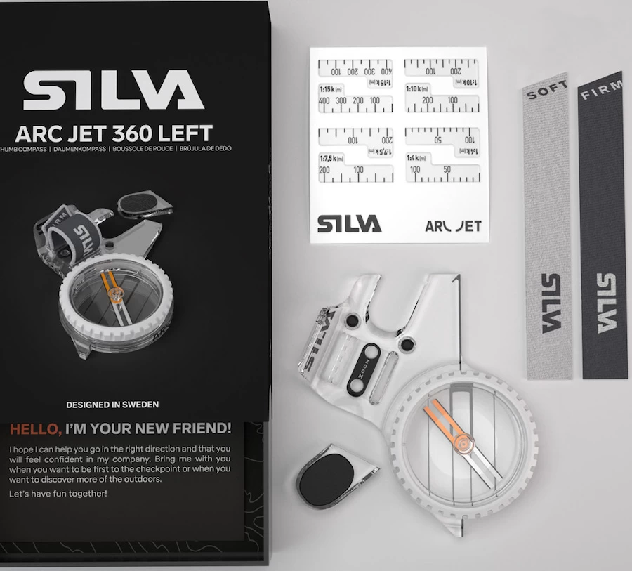 Silva Arc Jet 360 Orienteering Thumb Compass 14 Silva Arc Jet 360 Orienteering Thumb Compass - Image 14