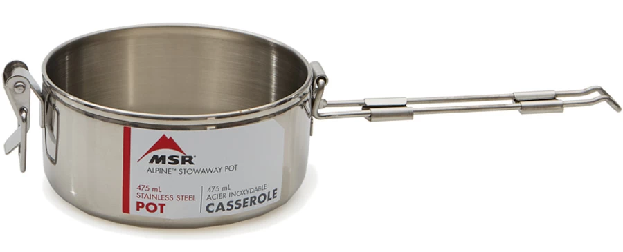 MSR Alpine StowAway Pot 475ml Stainless Steel Camp Cookware 6 MSR Alpine StowAway Pot 475ml Stainless Steel Camp Cookware - Image 6