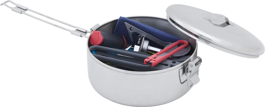 MSR Alpine StowAway Pot 1.1L Stainless Steel Camp Cookware 3 MSR Alpine StowAway Pot 1.1L Stainless Steel Camp Cookware - Image 3