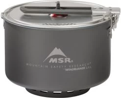 MSR WindBurner Stove System Combo Backpacking Cook Set -Comprehensive outdoor sports 3727d0a4 9813 4cd3 8bf5 f71ce94564e310369 msr sauce pot handle closed