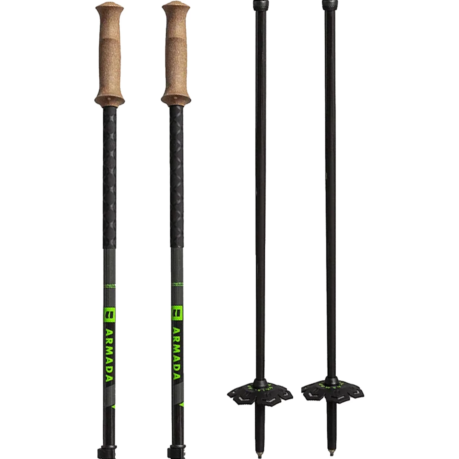 Armada Carbon Adjustable Pair Of Ski Poles 1 Armada Carbon Adjustable Pair Of Ski Poles