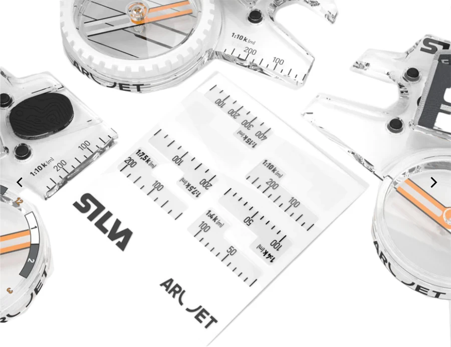 Silva Arc Jet Orienteering Thumb Compass 6 Silva Arc Jet Orienteering Thumb Compass - Image 6