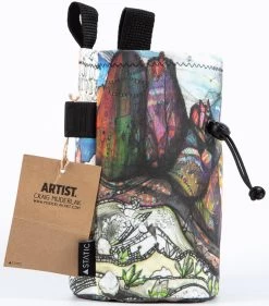 Artist Series Rock Climbing Chalk Bag 6 Artist Series Rock Climbing Chalk Bag -Comprehensive outdoor sports 56bf4b50 6b24 43ba 856a 38542477bb6dWind20River20Mountains20Chalk20Bag2020Craig20Muderlak 3
