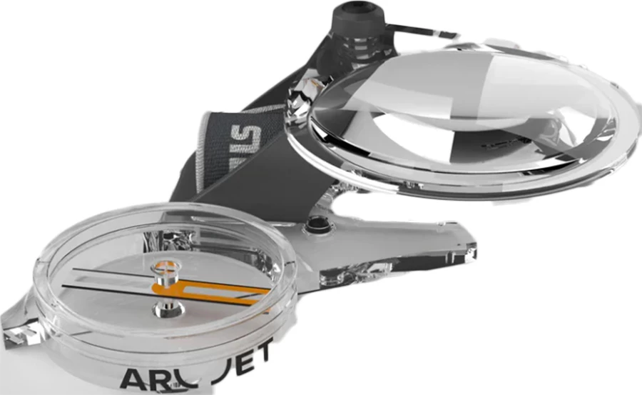 Silva Arc Jet Orienteering Thumb Compass 2 Silva Arc Jet Orienteering Thumb Compass - Image 2