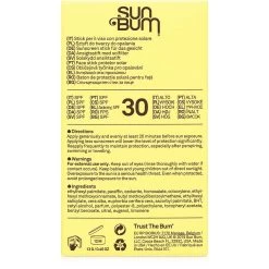 Sun Bum Original SPF 30 Sunscreen Face Stick -Comprehensive outdoor sports 5db0eff7 3016 4810 af33 d0f10f12e478stick 3