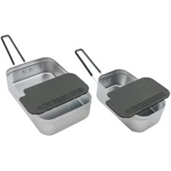 Trangia Multi-Disc Mess Tin Accessory -Comprehensive outdoor sports 603210 on Large and Small Mess tin 1536x1024copy