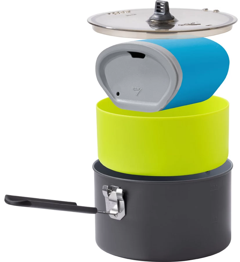 MSR Trail Lite Solo Cook Set Camping Cookware 2 MSR Trail Lite Solo Cook Set Camping Cookware - Image 2