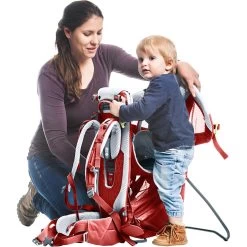 Deuter Kid Comfort Active SL Child Carrier Backpack -Comprehensive outdoor sports 79287669 288c 4dd6 9c51 ca638f3b287e 3620021 5042 KidComfortActiveSL currant D 03
