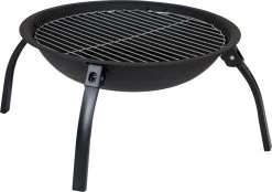 Bo-Camp Harrow Urban Outdoor Firebowl Camping Firepit & Grill