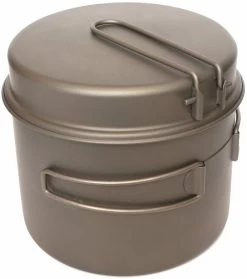 Titanium Pot With Pan Ultralight Camping Cookware