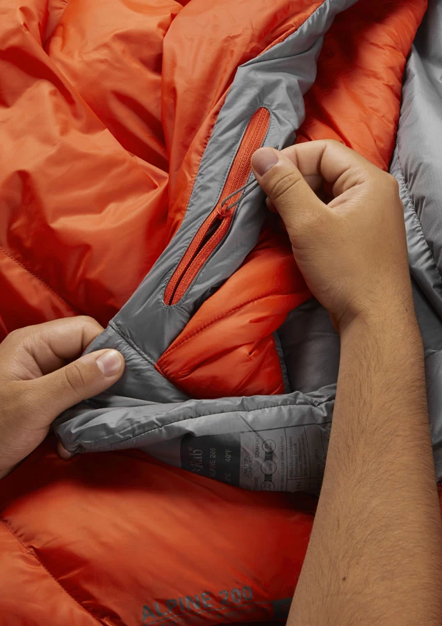 Rab Alpine 200 Ultralight Down Sleeping Bag 10 Rab Alpine 200 Ultralight Down Sleeping Bag - Image 10