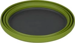 Sea To Summit X-Set 3 Folding Tableware Set -Comprehensive outdoor sports AXSET3OL X Set 3Piece X Bowl Olive 05