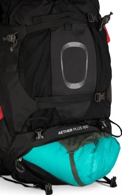 Osprey Aether Plus 100 Expedition Backpack 24 Osprey Aether Plus 100 Expedition Backpack -Comprehensive outdoor sports Aether Plus 100 S21 Detail9 Black