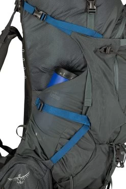 Osprey Aether Plus 70 Expedition Backpack -Comprehensive outdoor sports Aether Plus 70 S21 Detail2 Eclipse Grey