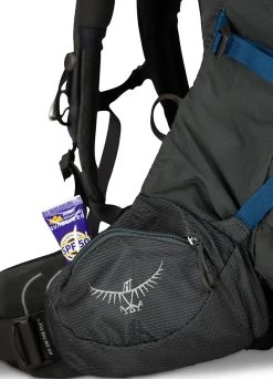 Osprey Aether Plus 70 Expedition Backpack -Comprehensive outdoor sports Aether Plus 70 S21 Detail3 Eclipse Grey