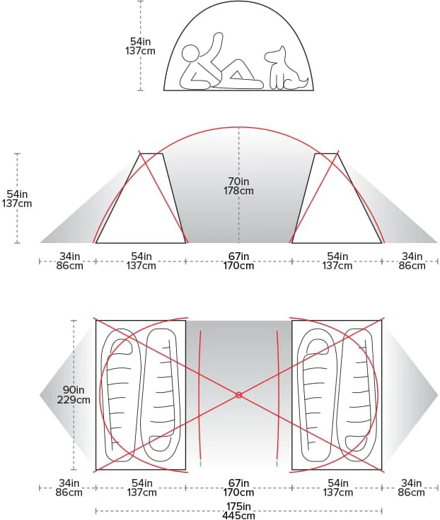 Big Agnes Wyoming Trail 4 Car Camping Tent 7 Big Agnes Wyoming Trail 4 Car Camping Tent - Image 7