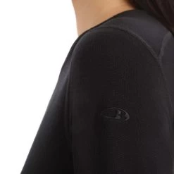 Icebreaker 260 Tech Crew Thermal Long Sleeve Top -Comprehensive outdoor sports FW22 Women 260 Tech LS Crewe 104387001 5copy