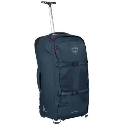 Osprey Farpoint Wheeled Travel Pack/Backpack 21 Osprey Farpoint Wheeled Travel Pack/Backpack -Comprehensive outdoor sports FarpointWhlTP65 S22 Side MutedSpaceBlue 10003700copy