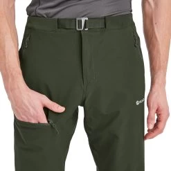 Montane Tenacity Technical Softshell Trousers -Comprehensive outdoor sports MTYPROAK TENACITY PANTS REG LEG OAK GREEN 6 1