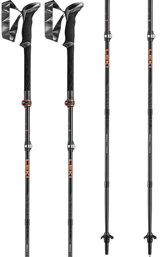 Leki Makalu FX Carbon Adjustable Trekking Poles 1 Leki Makalu FX Carbon Adjustable Trekking Poles