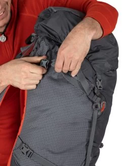 Osprey Mutant 52 Alpine/Climbing Backpack -Comprehensive outdoor sports Mutant52 F22 Detail5 TungstenGrey