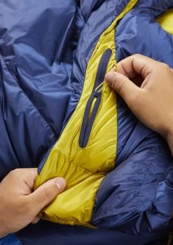 Rab Neutrino 200 Ultralight Down Sleeping Bag -Comprehensive outdoor sports NEUTRINO 200 NIGHTFALL BLUE QSM 89 NFB 10