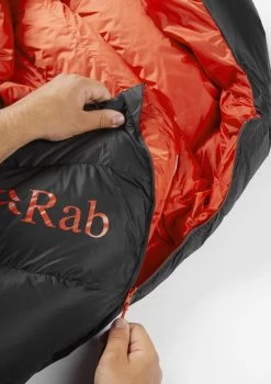 Rab Neutrino Pro 500 Ultralight Down Sleeping Bag 20 Rab Neutrino Pro 500 Ultralight Down Sleeping Bag -Comprehensive outdoor sports NEUTRINO PRO 500 GRANITE QSM 83 GRA 09