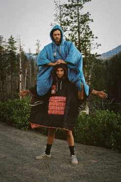 POLER Camp Poncho Reversible Camping Blanket With Hood -Comprehensive outdoor sports PhotoJul31100630AM2