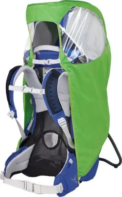 Osprey Poco Child Carrier Backpack -Comprehensive outdoor sports Poco Raincover S20 SideBack Electric Lime1
