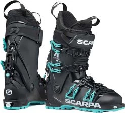 Scarpa 4-Quattro SL Women's Ski Touring Boots 12 Scarpa 4-Quattro SL Women's Ski Touring Boots -Comprehensive outdoor sports SCARPA4SLSkiWomensTouringBootBlackBlue6