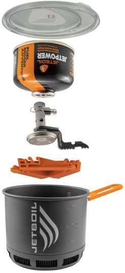 Jetboil Stash Cooking Stove System -Comprehensive outdoor sports STASHexpandedcontents