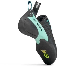 Scarpa Instinct Lace Womens Rock Climbing Shoe -Comprehensive outdoor sports Scarpa 0001 70036 002 1 05 INS W Blk Aqu InstinctWMN Black Aqua