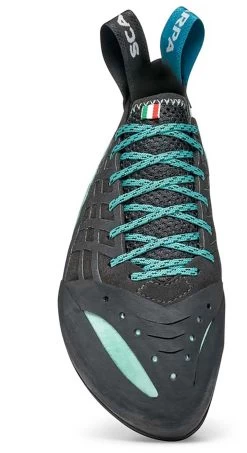 Scarpa Instinct Lace Womens Rock Climbing Shoe -Comprehensive outdoor sports Scarpa 0004 70036 002 1 02 INS W Blk Aqu InstinctWMN Black Aqua
