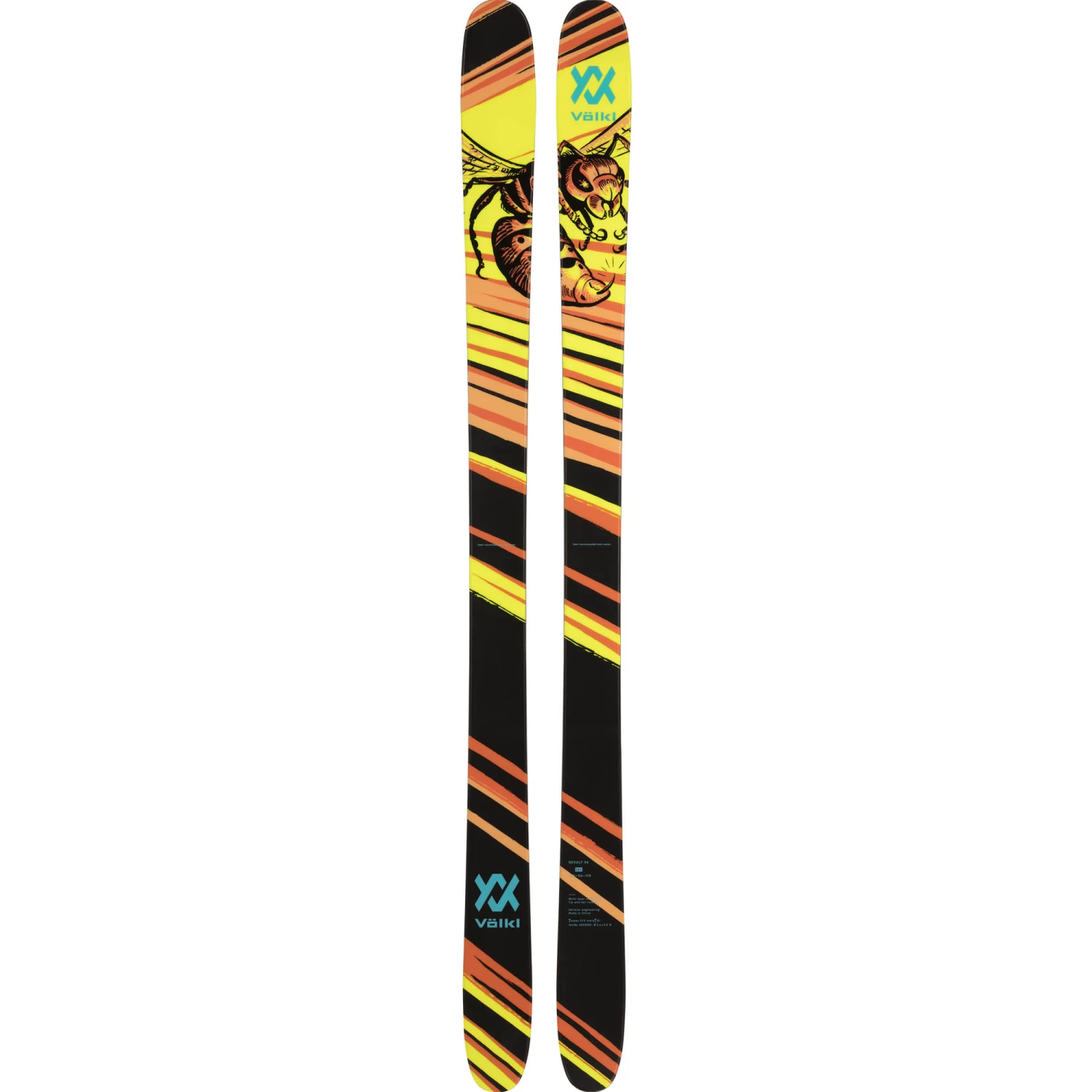 Volkl Revolt 96 Skis 2 Volkl Revolt 96 Skis - Image 2