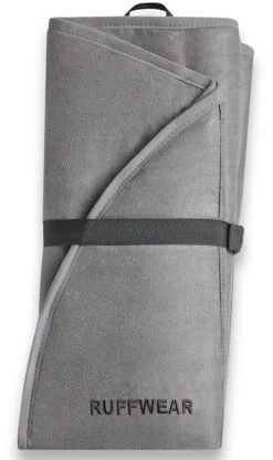 Ruffwear Highlands Pad Portable Folding Dog Bed -Comprehensive outdoor sports Web 10501 Highlands Pad Cloudburst Gray Folded