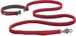 Ruffwear Roamer Leash Stretch Dog Walking Lead -Comprehensive outdoor sports Web 40354 Roamer Leash Red Sumac Unbuckled