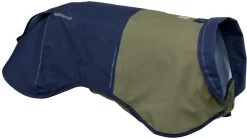 Ruffwear Sun Shower Jacket Waterproof Dog Coat -Comprehensive outdoor sports WebJPG 05303 Sun Shower Midnight Blue Right Angle Collar