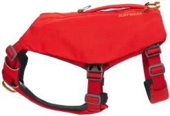 Ruffwear Switchbak Padded Dog Harness + Pockets -Comprehensive outdoor sports WebJPG 3035 Switchbak Harness Red Sumac Side Studio
